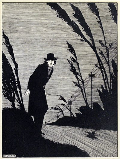 Midst of all was a Cold White Face, from The Years at the Spring, pub. 1920 by Harry Clarke